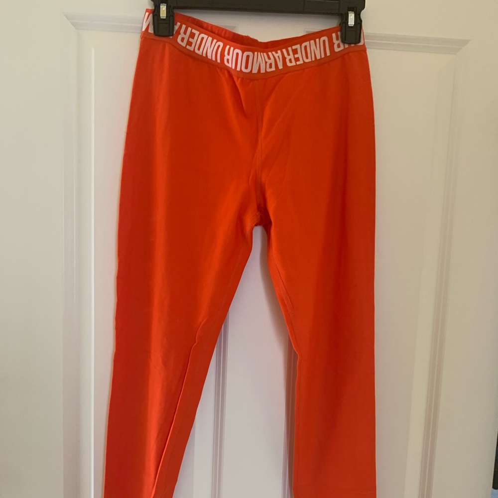 Under Armour Orange Used Leggings